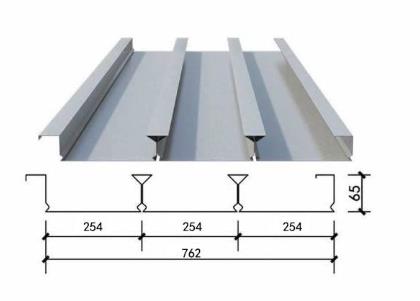 YXB65-254-762(B)镀锌压型钢板