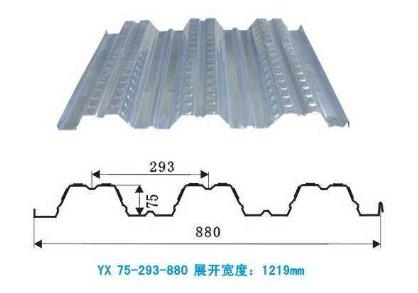 YXB75-293-880-1.0厚压型钢板