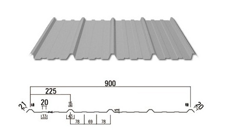 YX15-225-900型彩钢压型板